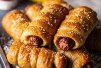 Twisted Pretzel Hot Dogs