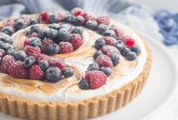 Toasted Marshmallow Berry Tart