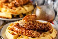Crispy Chicken Meets Fluffy Waffles: A Sweet & Savory Symphony