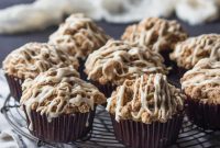 Brown Butter Glazed Banana Honey Yogurt Streusel Muffins