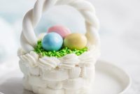 Whimsical Easter Basket Cupcakes, Crowned with American Buttercream