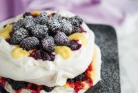 Zesty Blackberry Lemon Pavlova Perfection