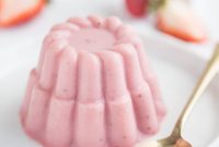 Luscious Strawberry Buttermilk Panna Cotta
