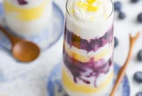 Vibrant Lemon Blueberry Layers