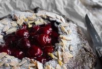 Sweet Cherry Dark Chocolate Galette