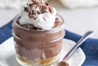 Creamy Chocolate Parfait Jars
