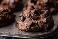 Indulgent Double Chocolate Zucchini Muffins