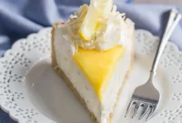 Sunshine Lemon Macaroon Cheesecake