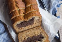 Chocolate Peanut Butter Cheesecake Dream Banana Bread