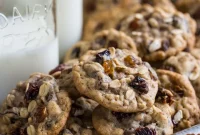 Perfectly Soft and Chewy Oatmeal Raisin Cookies