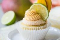 Sunshine Mango Margarita Cupcakes