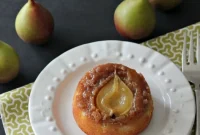 Caramelized Pear and Vanilla Upside-Down Delights