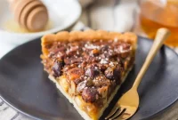 Golden Honey Nut Tart with Sea Salt