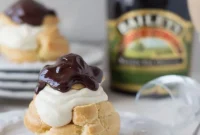 Kiss Me Im Irish Irish Cream Profiteroles