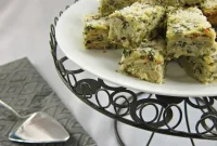 Cheesy Spinach Artichoke Kugel