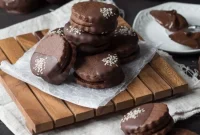Buttery Chocolate Sesame Cookies