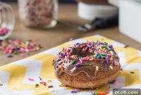 Nutella-Glazed Brown Butter Banana Whole Wheat Baked Rings