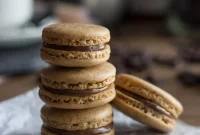 Decadent Coffee and Nutella Macarons