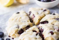 Sunshine Lemon Blueberry Scones