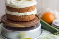 Velvet Zucchini Cake with Cream Cheese Topping