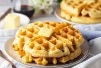 Fluffy Homemade Waffles