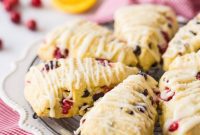 Zesty Orange Cranberry Scones