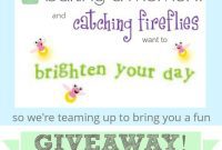 Light Up Your Day: Catching Fireflies Giveaway