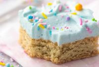 Irresistible Frosted Sugar Cookie Bars