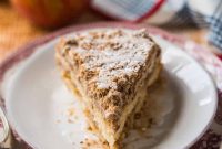 Spiced Apple Streusel Cake