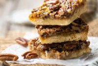Caramelized Pecan Bars