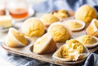 Golden Cornbread Muffins