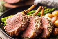 Golden Herb-Crusted Lamb Chops