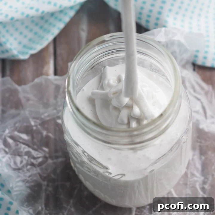 Homemade Marshmallow Sauce - so easy to make and so versatile!