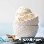 Step-by-step guide on how to make no-churn ice cream without special equipment, showing a creamy texture.