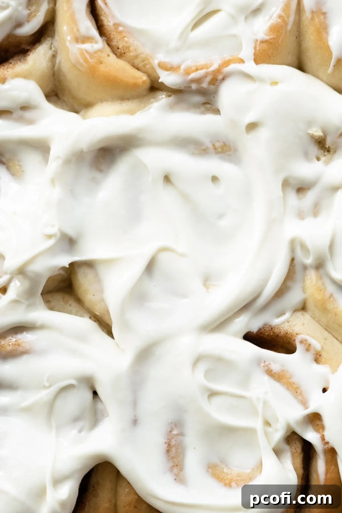 Irresistible cinnamon rolls generously topped with a decadent cream cheese frosting.