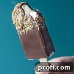 Toffee Almond No-Churn Ice Cream Pops