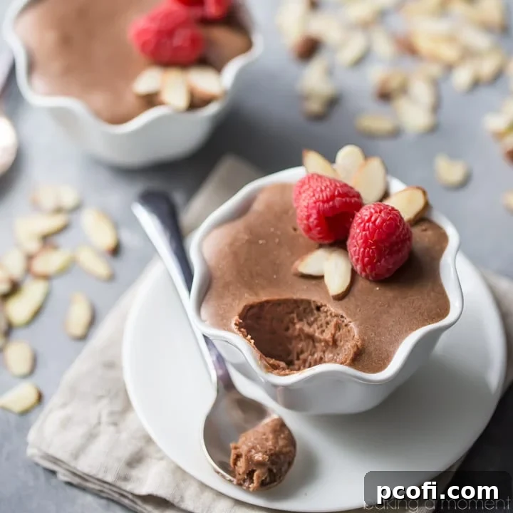 My favorite-ever chocolate mousse recipe! This is the real deal, made with eggs and butter and so airy it just melts in your mouth. Loved that added hint of almond from the amaretto too.