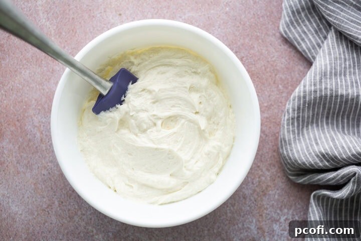 Ermine Frosting in a bowl