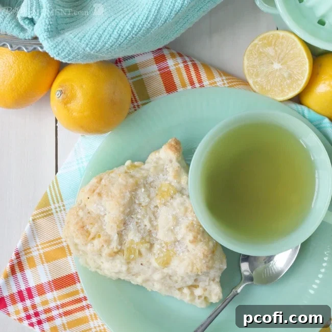 Meyer Lemon Mascarpone Scones