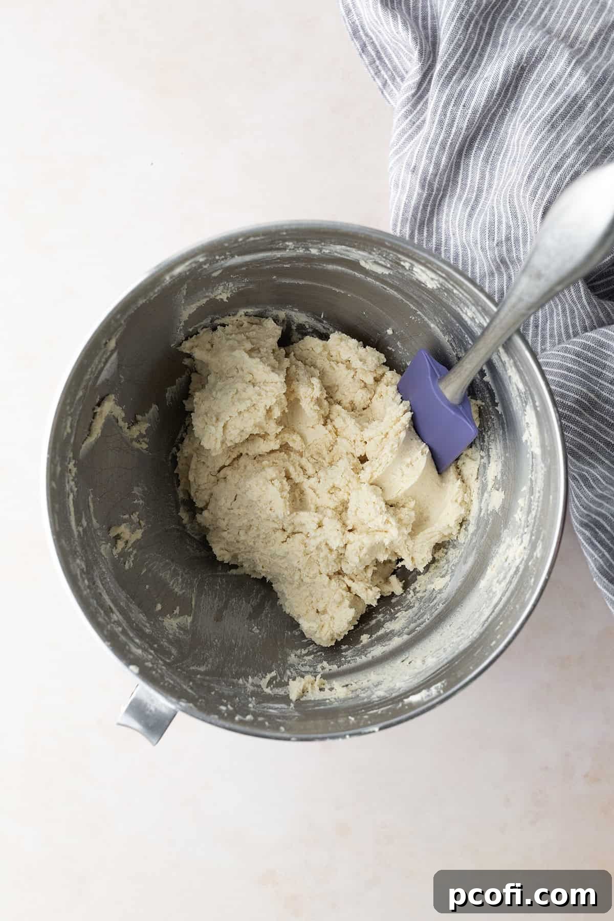 Cookie dough in a bowl