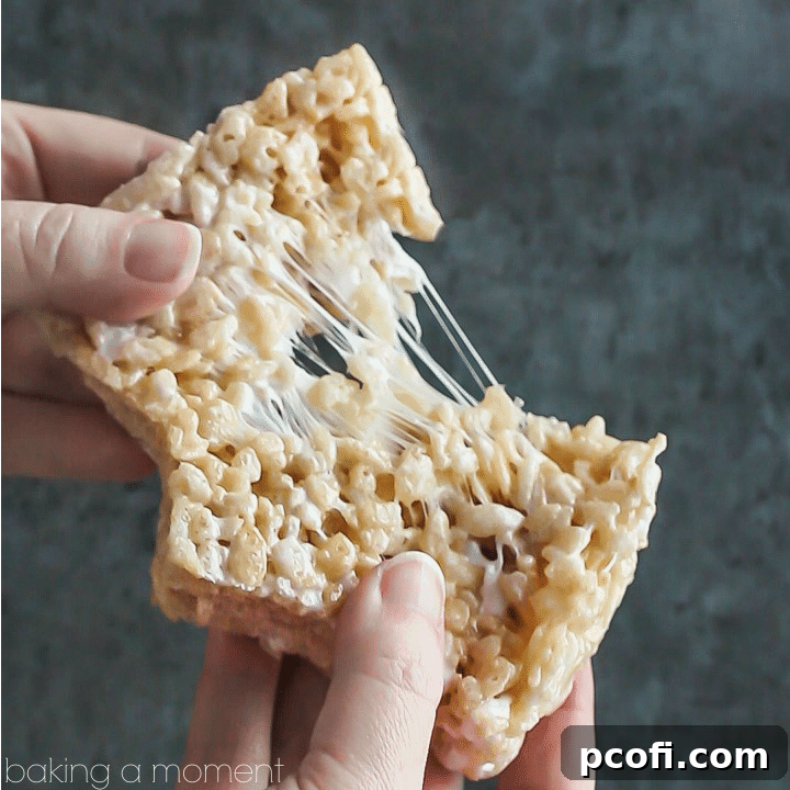 Extra Gooey, Extra Buttery Rice Krispie Treats