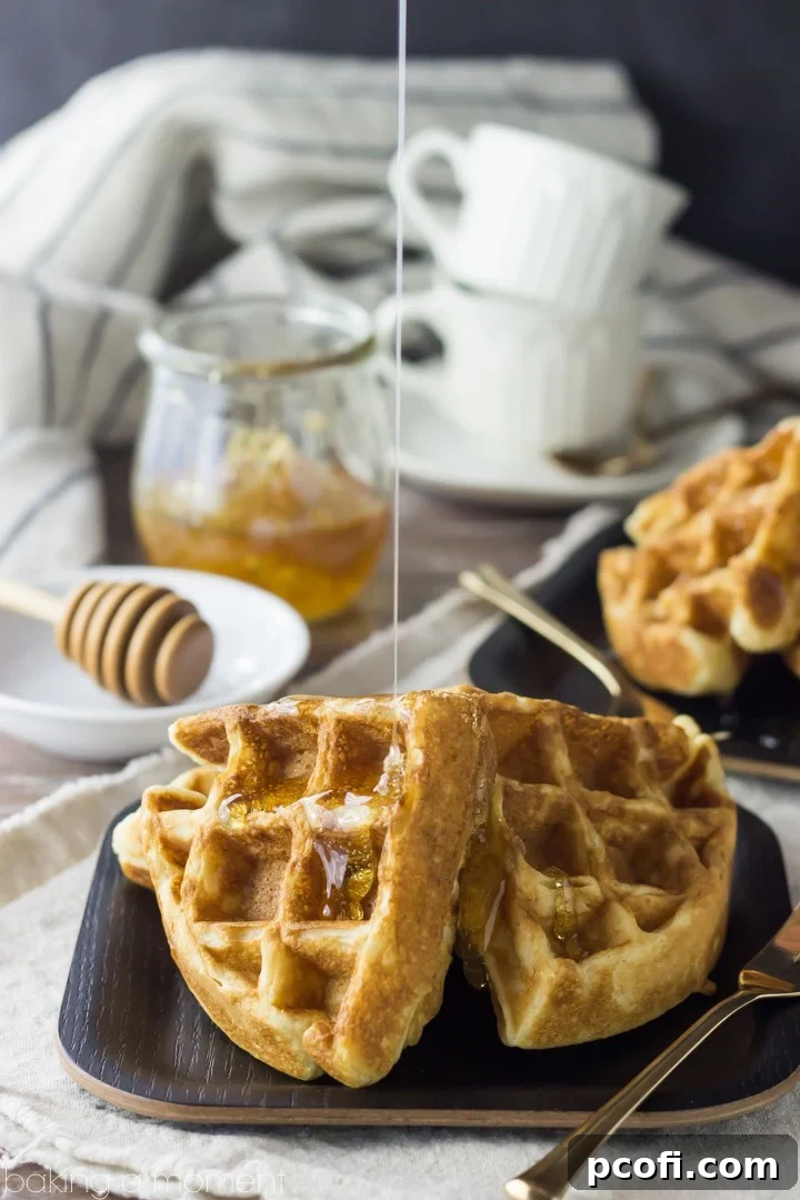 Greek Yogurt Freezer Waffles - whip up a big batch in less than an hour and have them all week long. Miles better than anything store bought!