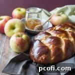 Honey Apple Challah recipe image.