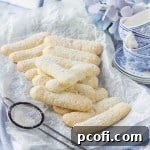 Delicious homemade ladyfingers, a key ingredient for tiramisu.