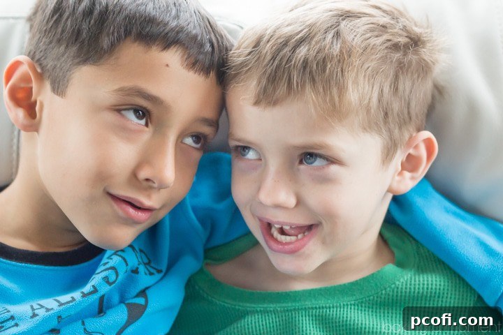 Author's two sons, the inspiration for baking and creating family memories