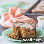 Buttered Rum and Candied Sweet Potato Crumb Cake