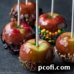 Caramel Apples 5 Ways