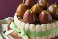 Decadent Pear Caramel Charlotte