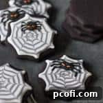 Spooky Spiderweb Cookies