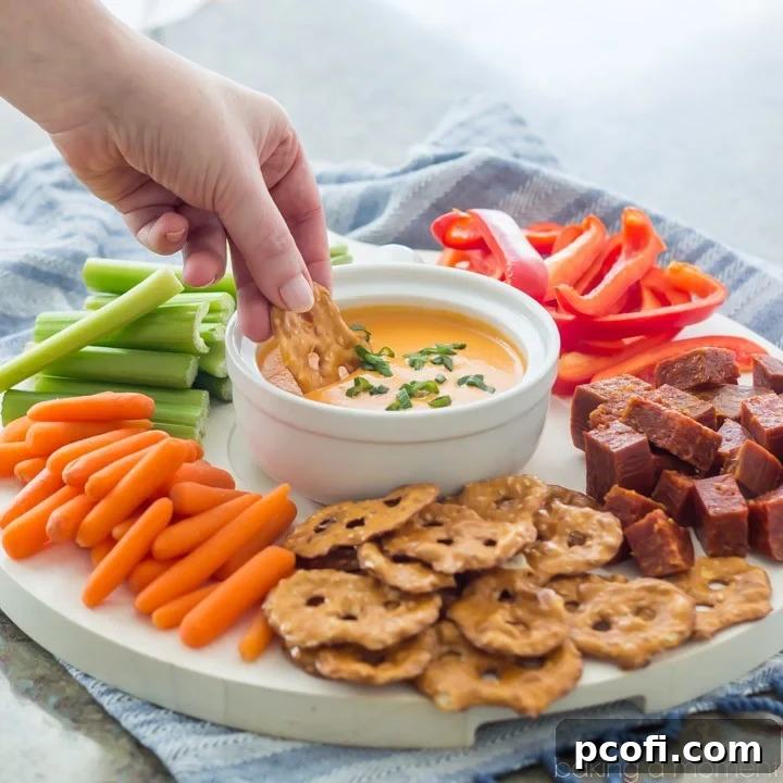 Savory Cheddar-Blue Beer Cheese Dip, perfect for game day snacks and parties